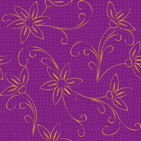 Floral seamless patternのイラスト素材