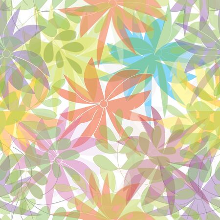 Floral seamless patternのイラスト素材