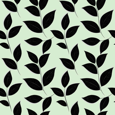 Abstract loliage seamless pattern backgroundのイラスト素材