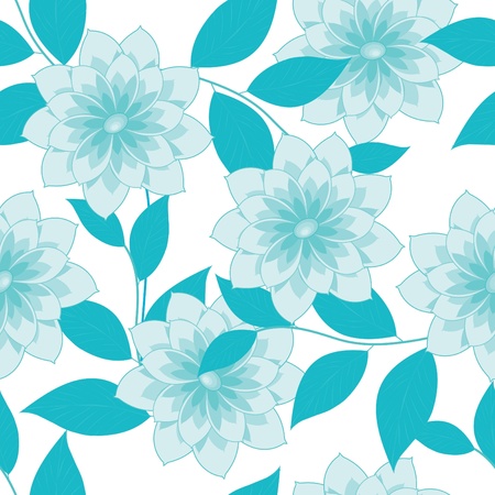 Abstract flower seamless pattern backgroundのイラスト素材