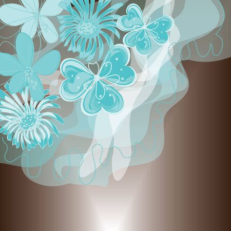 Flower backgrounds.Graphic decor symbol.のイラスト素材