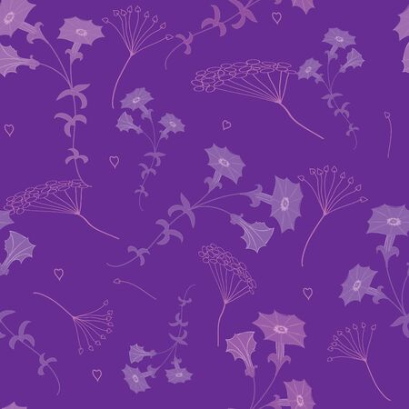 Abstract flower seamless pattern backgroundのイラスト素材