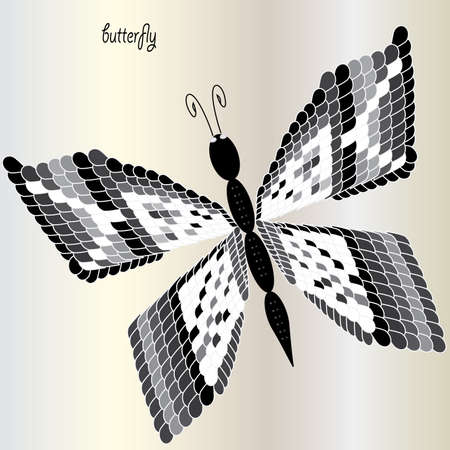 Butterfly backgroundのイラスト素材