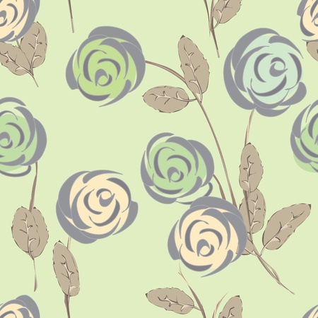 Abstract flower seamless pattern backgroundのイラスト素材
