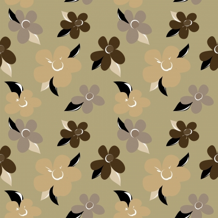 Abstract flower seamless pattern backgroundのイラスト素材