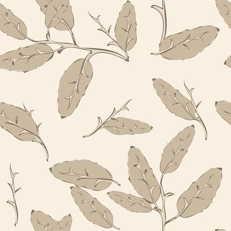 Abstract foliage seamless pattern backgroundのイラスト素材