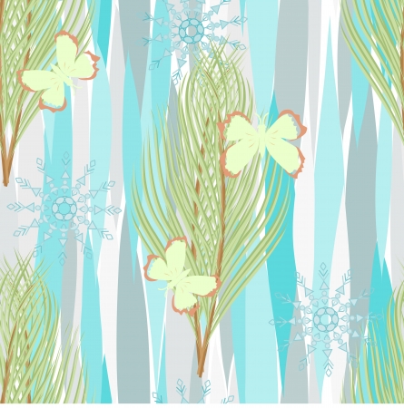 Abstract flower seamless pattern backgroundのイラスト素材
