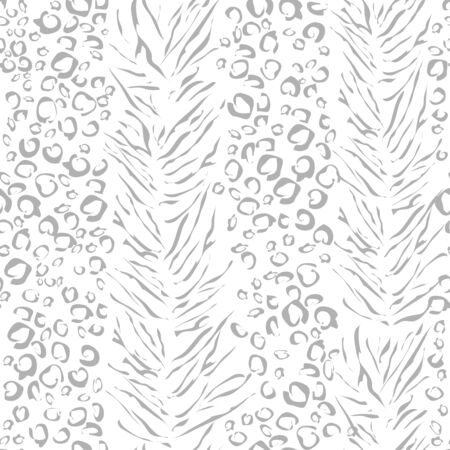 Seamless background with animal printのイラスト素材