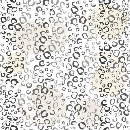 Seamless background with animal printのイラスト素材