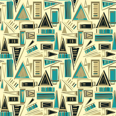 Abstract  geometric background. Seamless pattern.のイラスト素材
