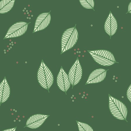 Abstract foliage seamless pattern backgroundのイラスト素材