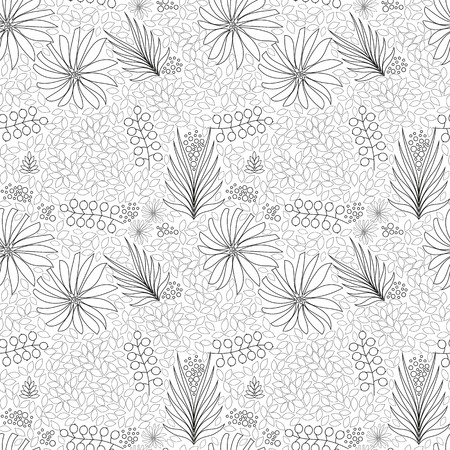 Abstract flower seamless pattern backgroundのイラスト素材