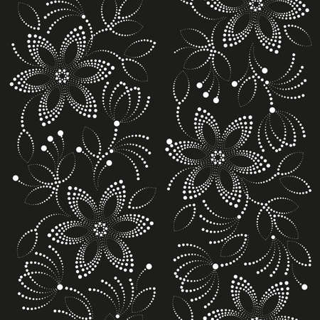 Abstract flower seamless pattern backgroundのイラスト素材