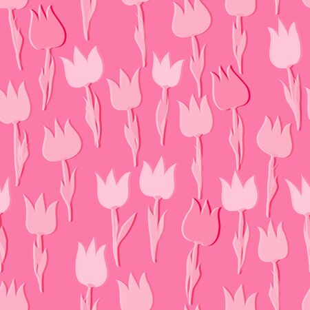 Abstract flower seamless pattern backgroundのイラスト素材