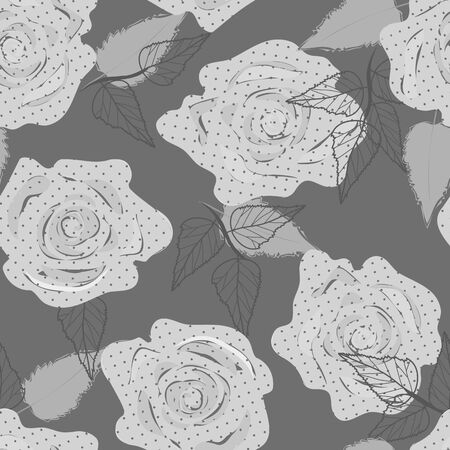 Abstract flower seamless pattern backgroundのイラスト素材
