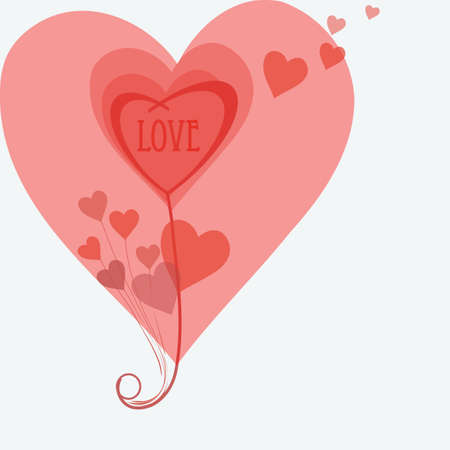 Romantic valentine  backgrounds. Valentines Day.のイラスト素材