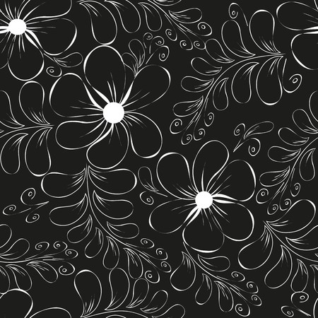 Abstract flower seamless pattern backgroundのイラスト素材