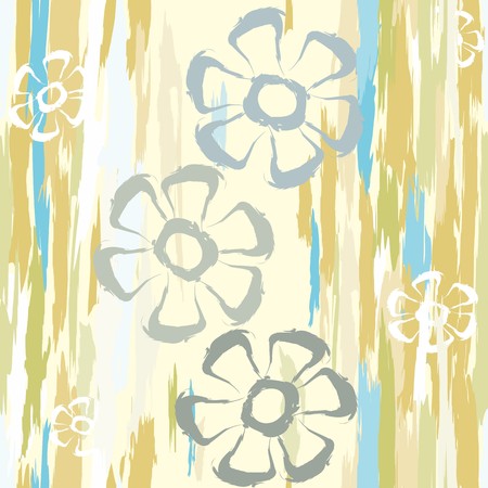 Abstract flower seamless pattern backgroundのイラスト素材