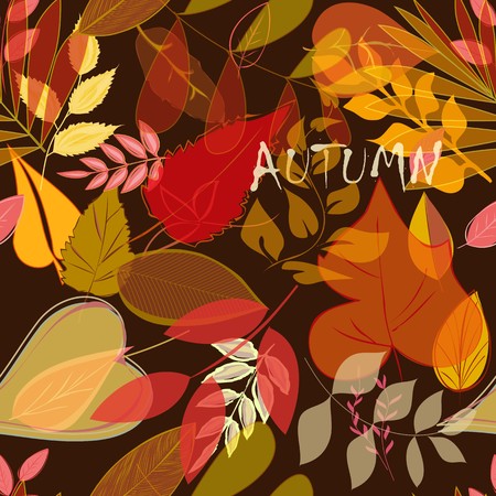 Autumn  seamless pattern backgroundのイラスト素材