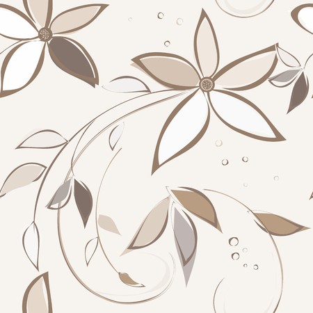 Abstract flower seamless pattern backgroundのイラスト素材