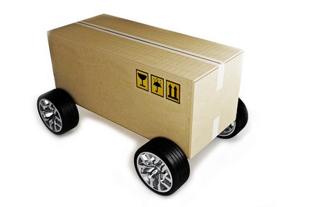 	Shipping and delivery conceptの写真素材