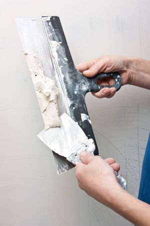 	filling the joints , aligns wall,alignment anglesの写真素材