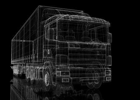 Cargo Delivery Vehicle, body structureの写真素材