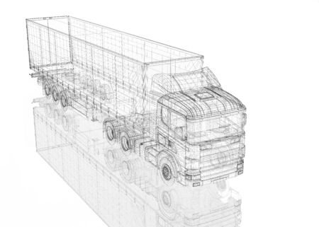 Cargo Delivery Vehicle, body structureの写真素材