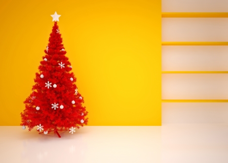 Christmas Empty interiorの写真素材