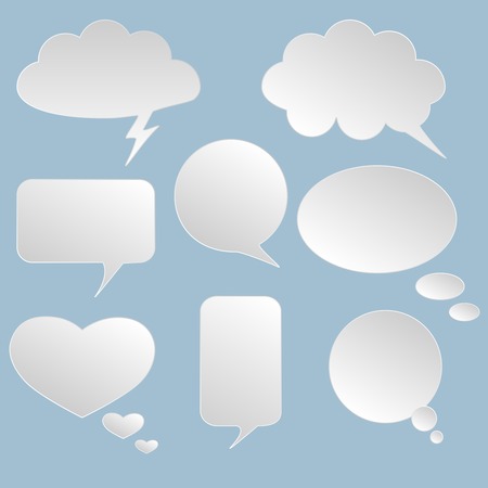 Comic Strip Speech Bubblesのイラスト素材