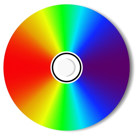 CD isolated on White  Illustration  のイラスト素材