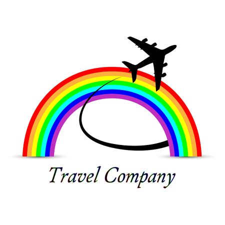 Beautiful logo design , element set , creative symbol on backgroundのイラスト素材