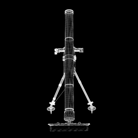 Mortar mobile gunの写真素材