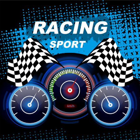 Racing sport.のイラスト素材
