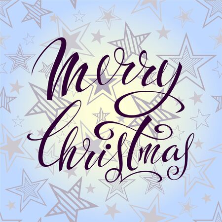 Merry Christmas. Littering designのイラスト素材