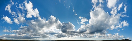 XXL Cloudscape Panorama. High Alpine Tundra in the Rocky Mountains, Colorado.