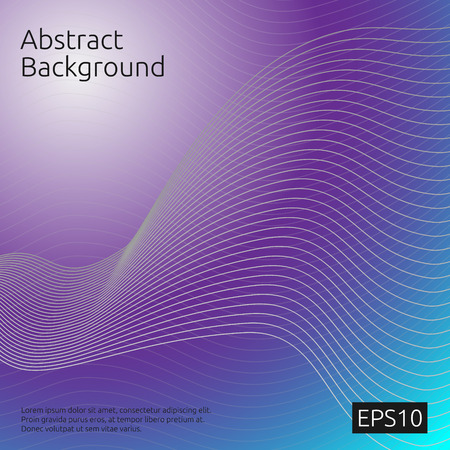 abstract line art pattern background vector illustration. cover template.のイラスト素材