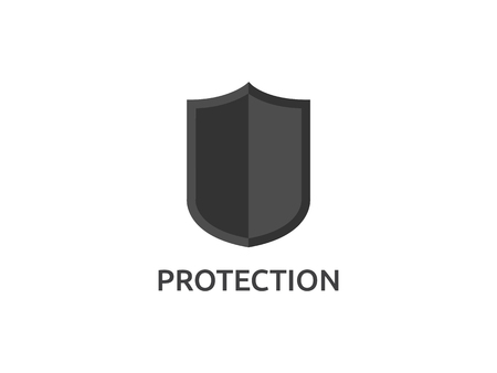 Illustration for isolated Shield vector icon - Royalty Free Image