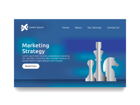 business marketing strategy spreadsheet on screen. finance analysis audit with graphs charts. Return on investment ROI concept. increase profit stretching rising up. web landing page template.のイラスト素材