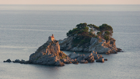 Church on the islandの写真素材