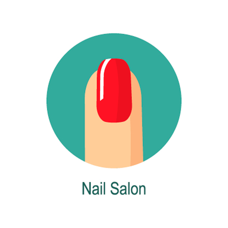 Nail salon icon, Nail salon icon vector, Nail salon icon picture, Nail salon icon flat, Nail salon icon app, Nail salon icon webのイラスト素材