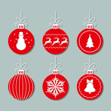 Set of Christmas New Year.のイラスト素材