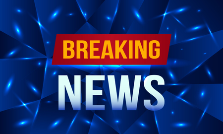 The latest news is a modern banner in the technical.のイラスト素材