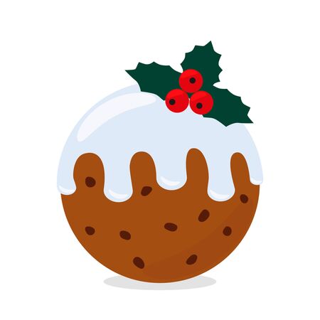 Traditional Christmas Puddingのイラスト素材