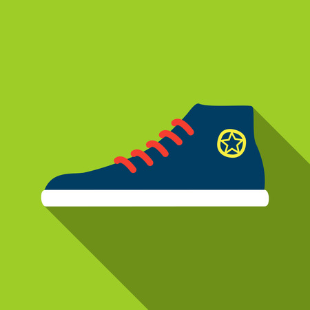 Youth shoes. Sneakers iconのイラスト素材