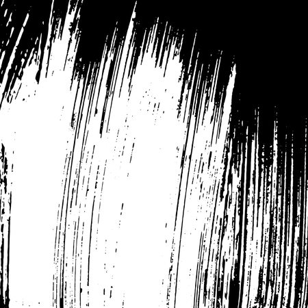 Abstract black thick smear of paint isolated on a white backgroundのイラスト素材