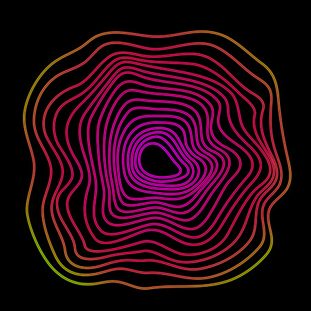 Abstract circular composition. vector illustration isolated illustrationのイラスト素材