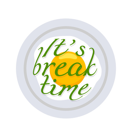 A reminder of the schedule and lifestyle. vector illustration isolated on white background.のイラスト素材