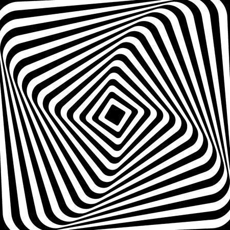 psychedelic abstract banner with a figure. modern background design. flat vector illustration isolatedの写真素材