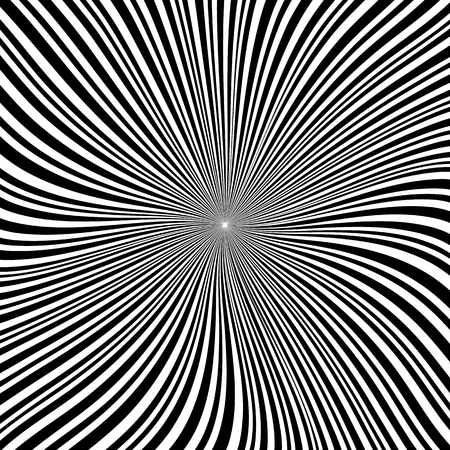 modern abstract background with linear round spiral figure. flat vector illustrationのイラスト素材